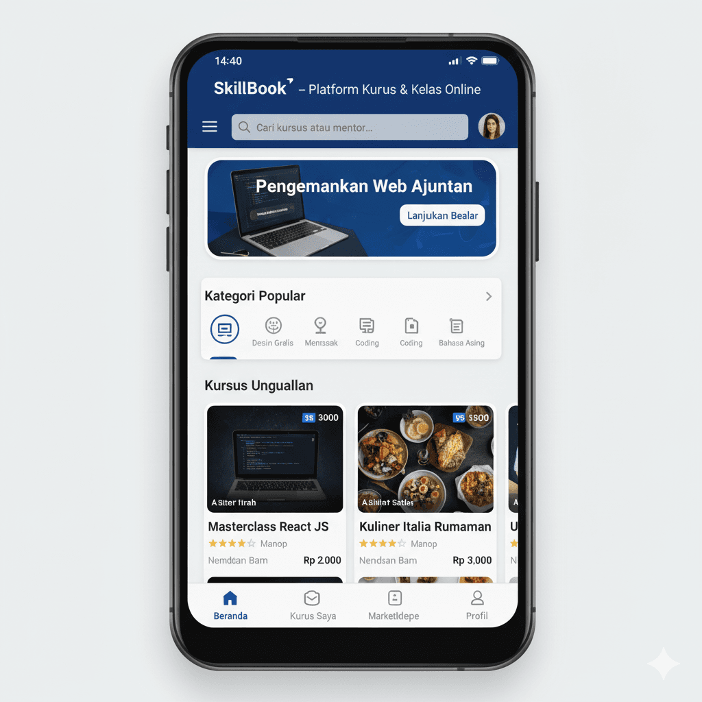 Maket situs web korporat