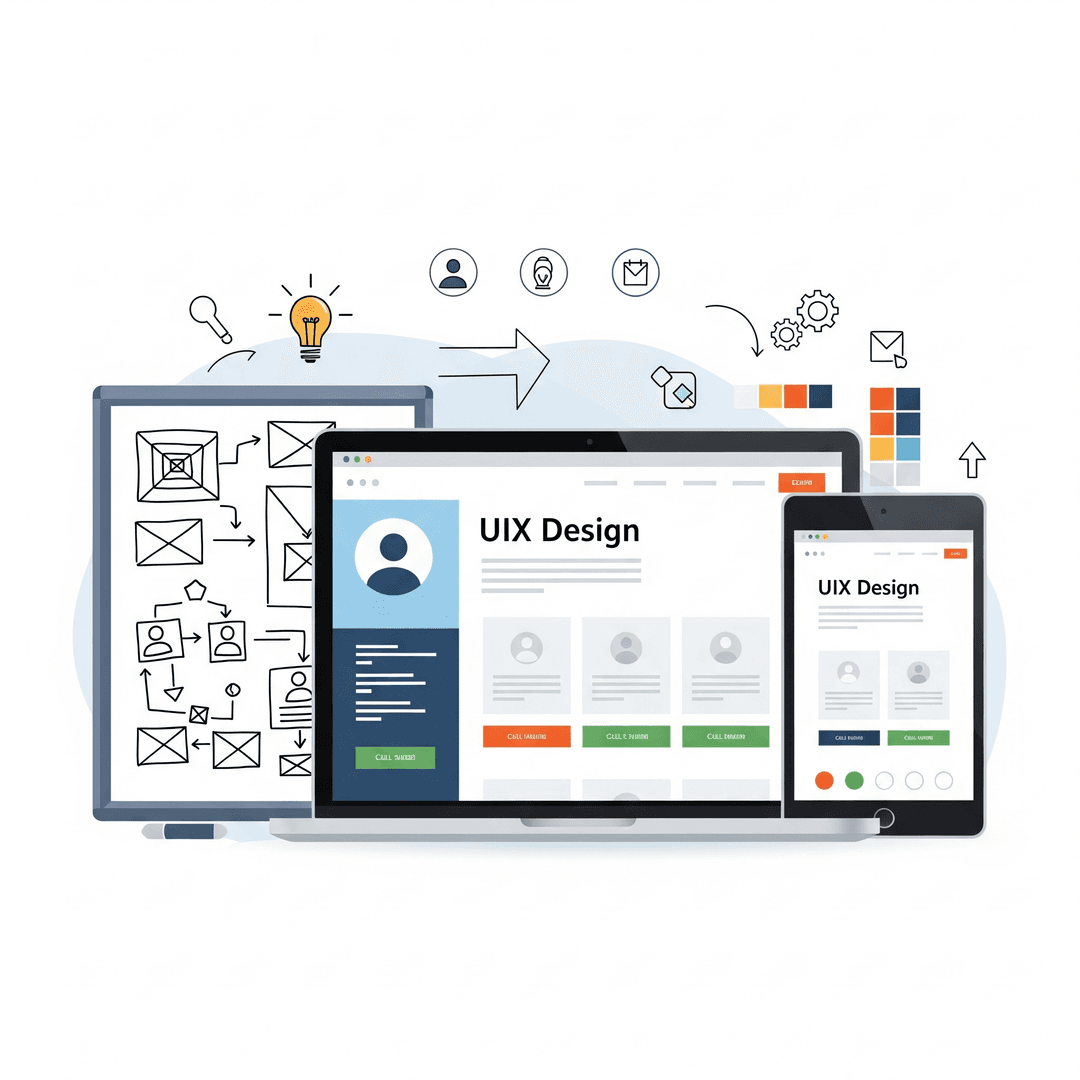 Ilustrasi UI/UX Design